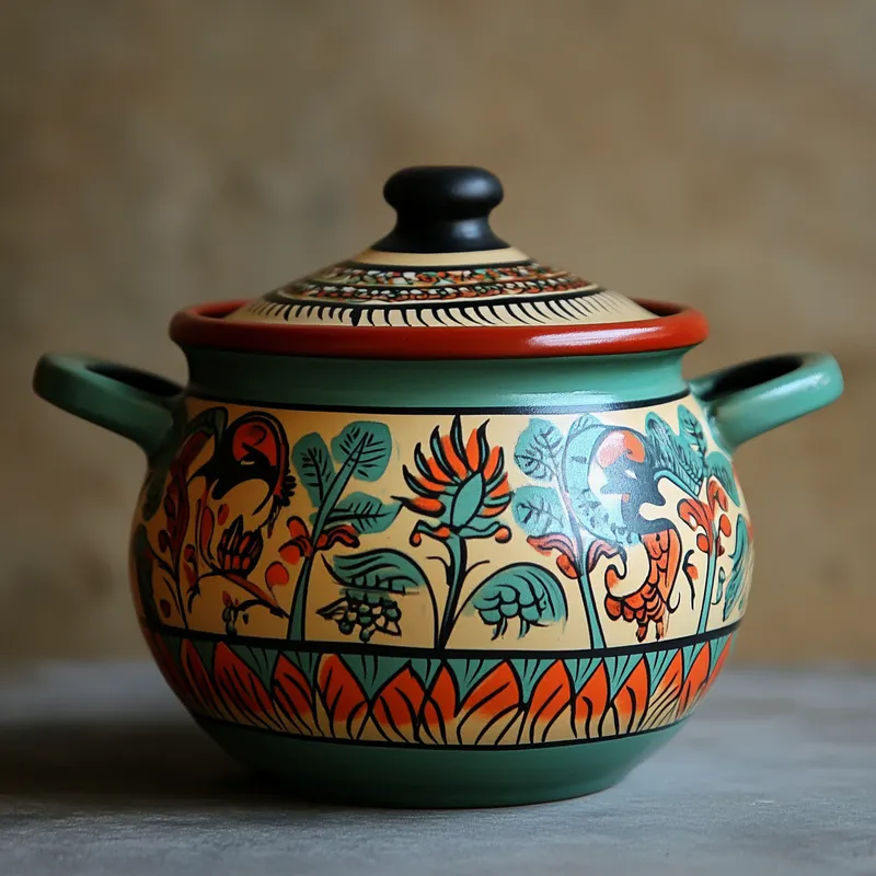 Kerala Artistic Cooking Pots Clay Cooking Pots Variant 1