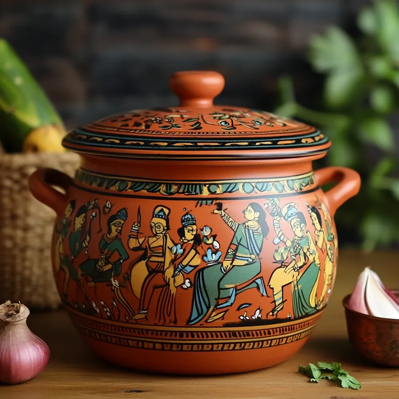 Kerala Artistic Cooking Pots Clay Cooking Pots Variant 2