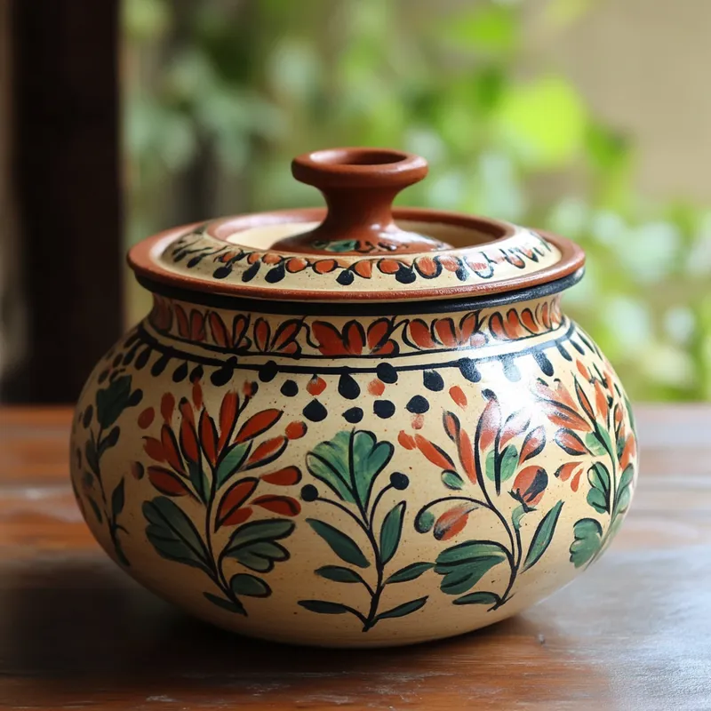 Rajasthan Artistic Cooking Pots Clay Cooking Pots Variant 2
