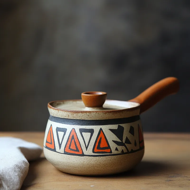Odisha Artistic Cooking Pots Ceramic Saucepans Variant 1