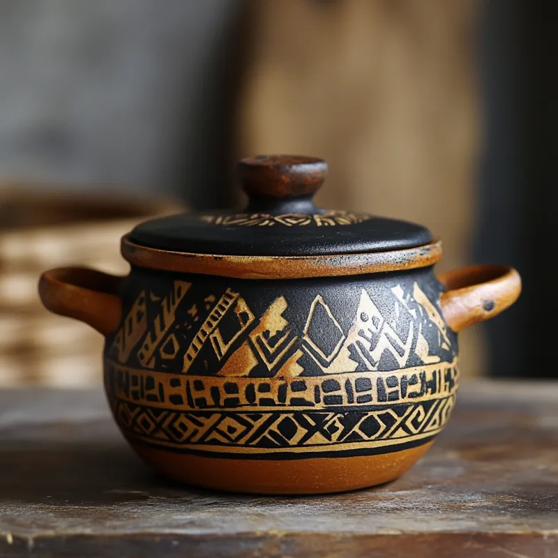Odisha Artistic Cooking Pots Ceramic Saucepans Variant 2