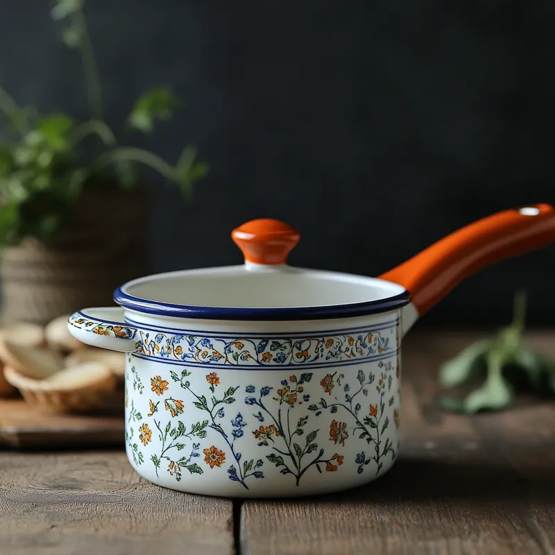 Rajasthan Artistic Cooking Pots Ceramic Saucepans Variant 2