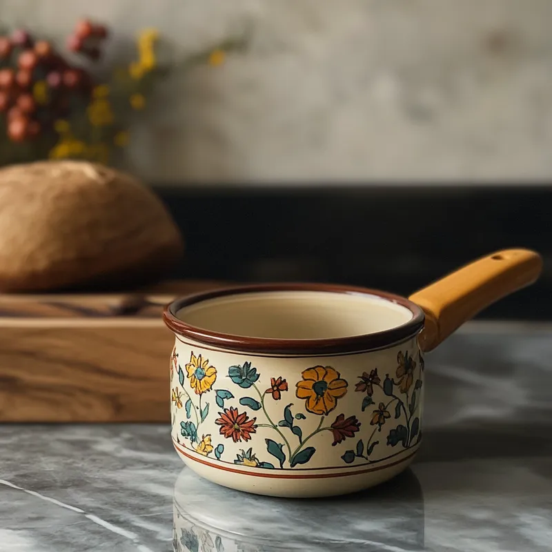 Rajasthan Artistic Cooking Pots Ceramic Saucepans Variant 3