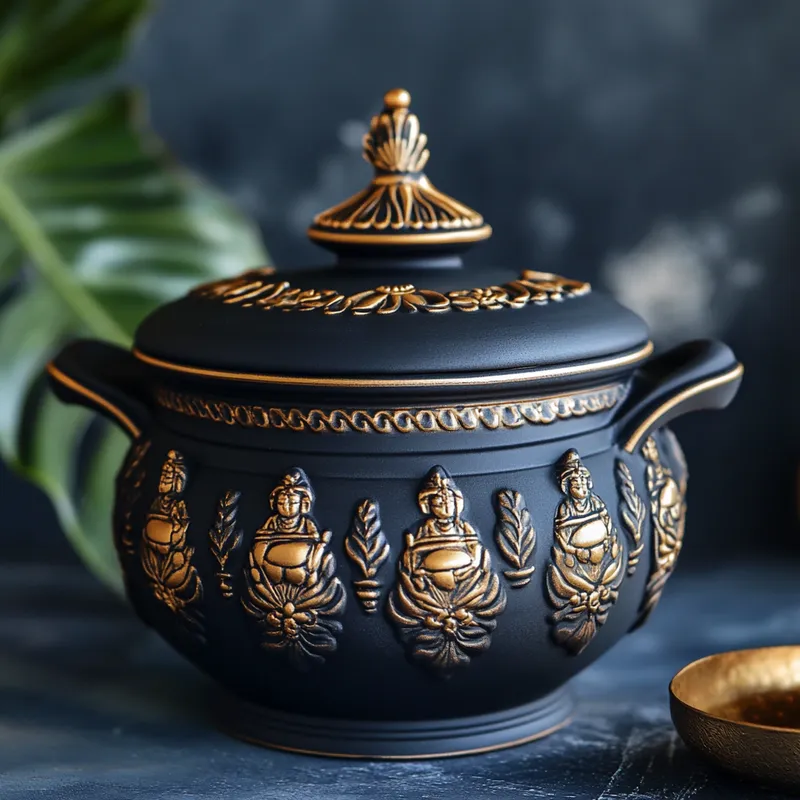Tamil Nadu Artistic Nadu Cooking Pots Ceramic Tandoors Variant 2