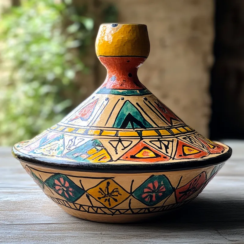 Gujarat Artistic Cooking Pots Tagines Variant 3