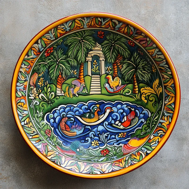 Kerala Artistic Garden Decor Bird Baths Variant 2