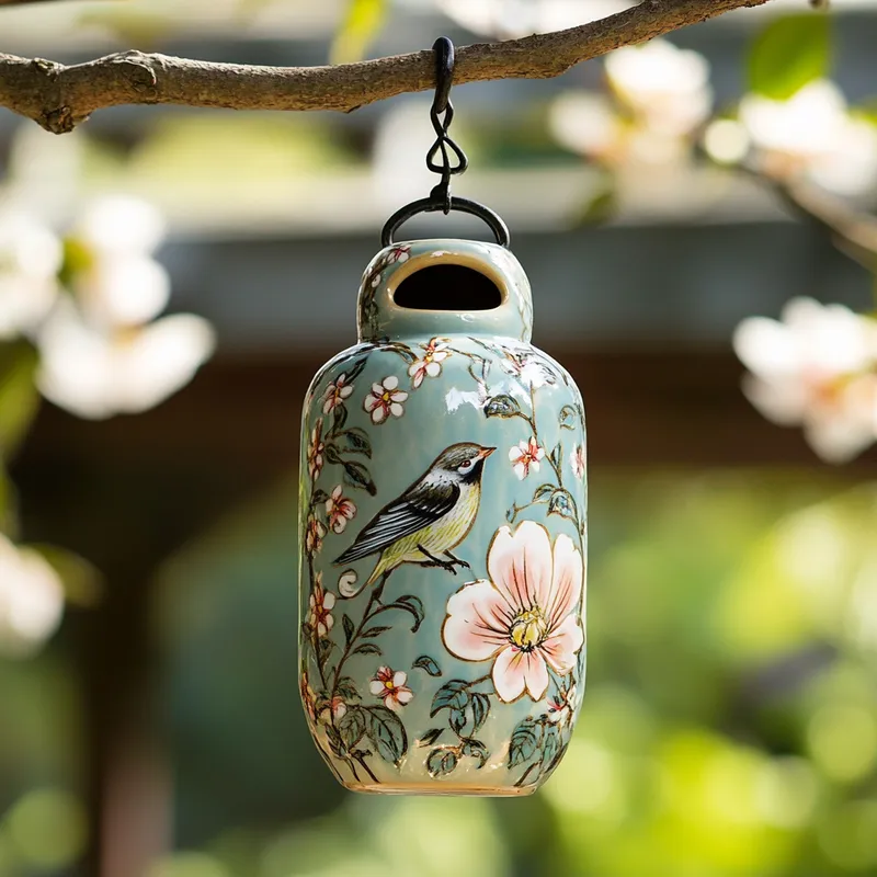 Rajasthan Artistic Garden Decor Bird Feeders Variant 3