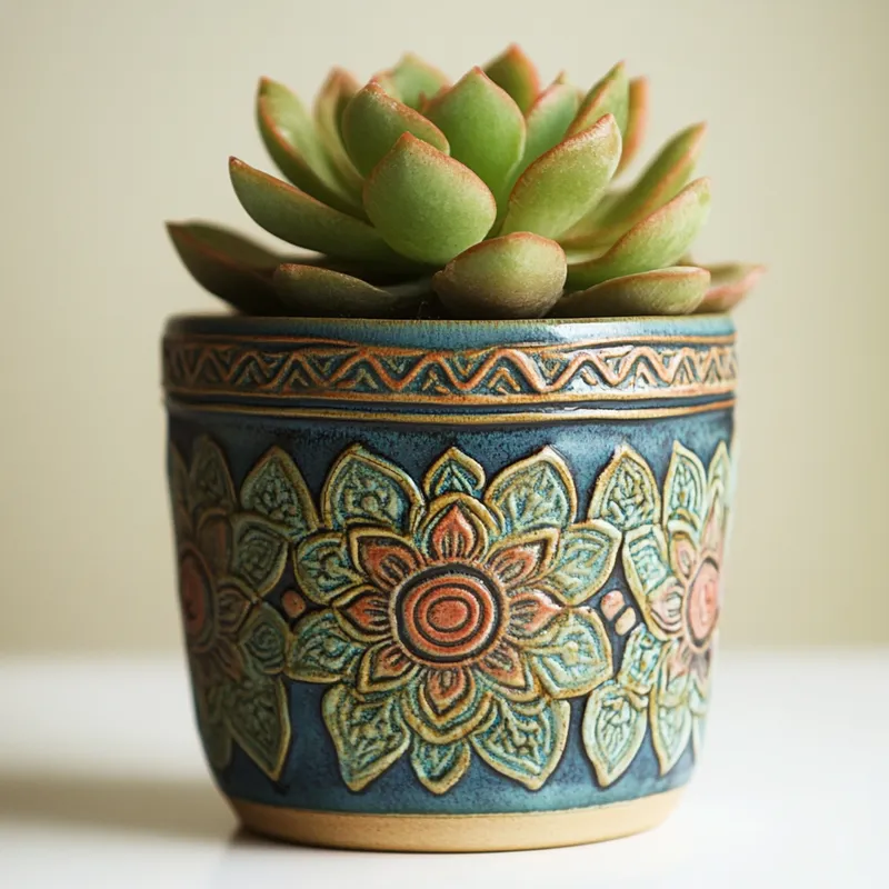 Heritage Arunachal Pradesh Planters Decorative Plant Pots Collection Variant 1