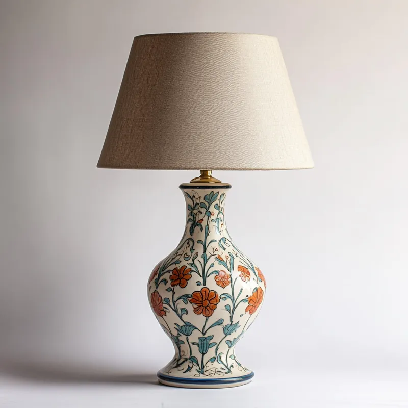 Uttar Pradesh Artistic Pradesh Showpieces & Figurines Ceramic Lamps Variant 1