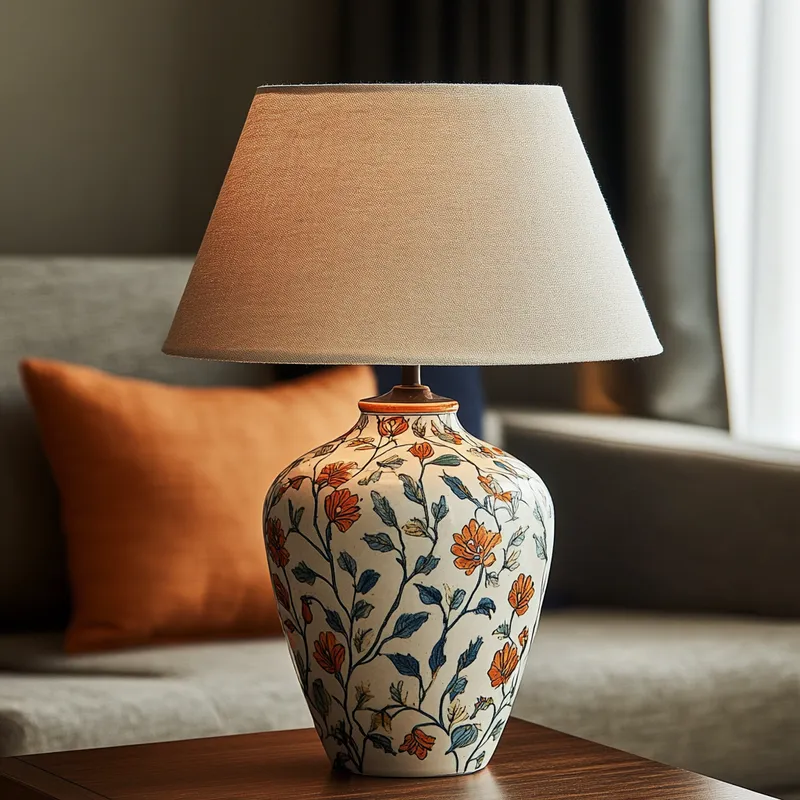 Uttar Pradesh Artistic Pradesh Showpieces & Figurines Ceramic Lamps Variant 3