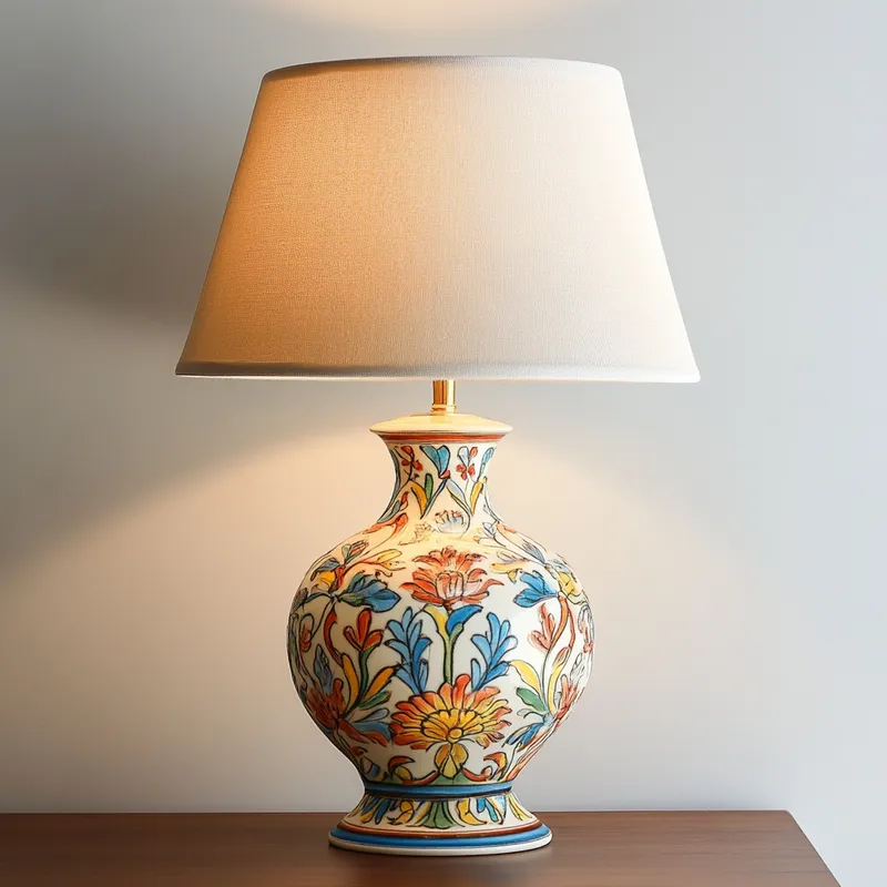 Rajasthan Artistic Showpieces & Figurines Ceramic Lamps