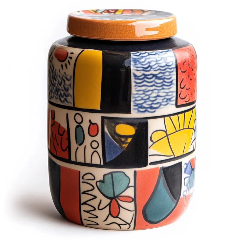 Assam Artistic Spice Jars & Containers Ceramic Canisters Variant 3