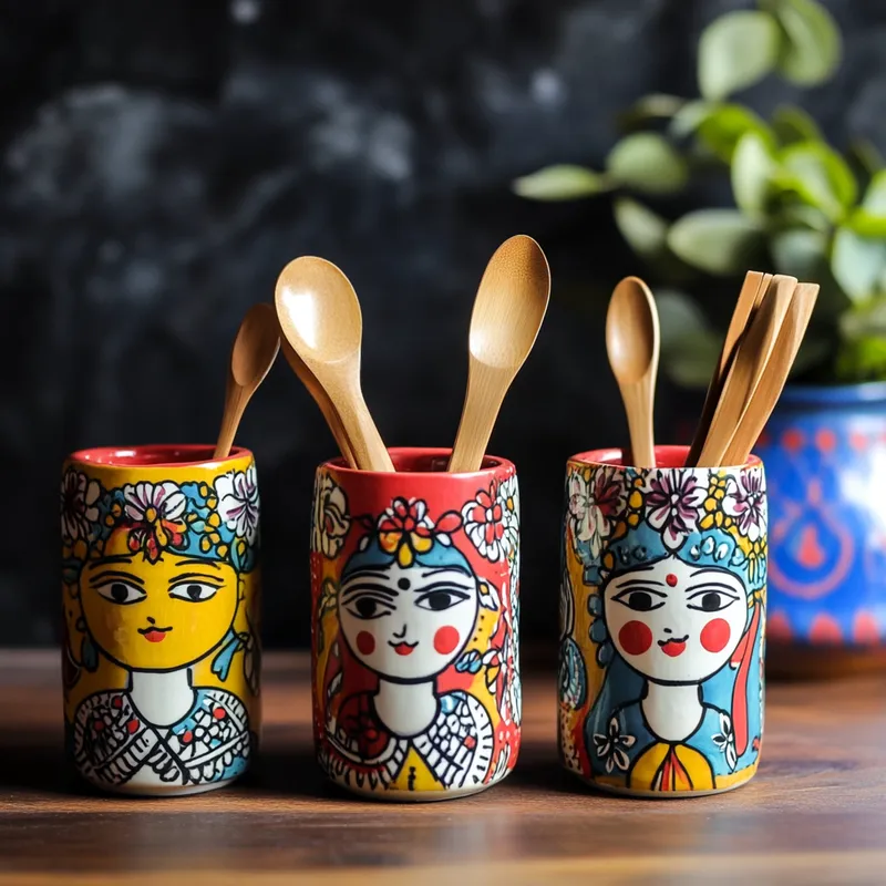 Assam Artistic Tableware Cutlery Holders Variant 2