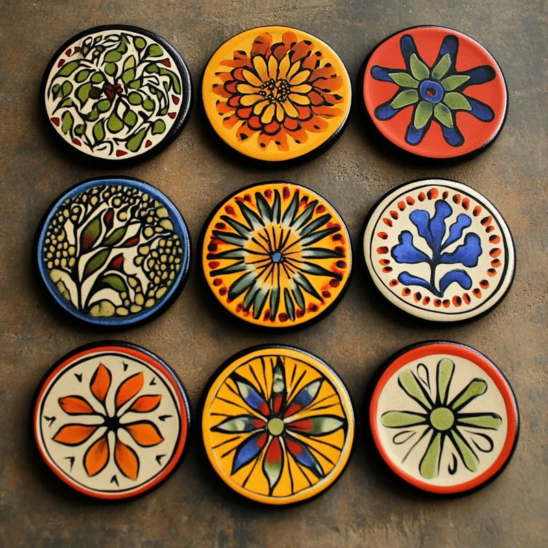 Tribal Weave Coasters Variant 1