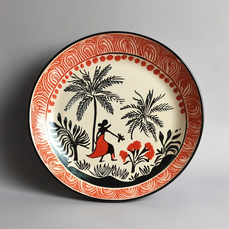 Goan Sunset Dining Plates Variant 3