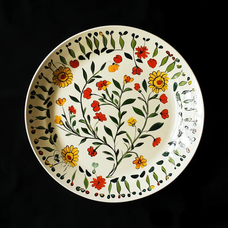 Shantiniketan Dining Plates Variant 2